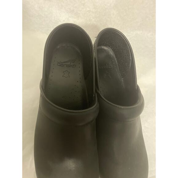 Dansko Waterproof Black Clog Womens 40 Size 10 Nursing Work Comfort Shoe - Picture 3 of 10